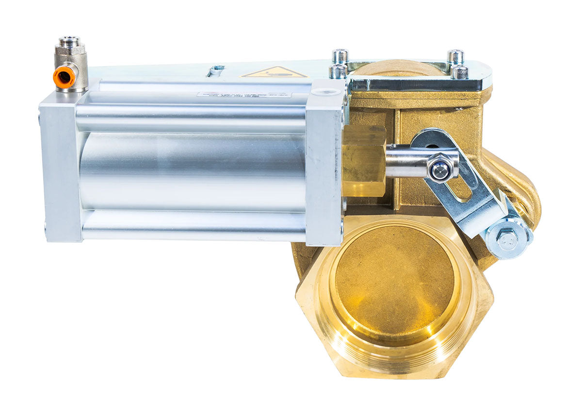 Image of Metaltecnica Zanolo MZ Brass PNE Lever Valve. | Chandler VAC