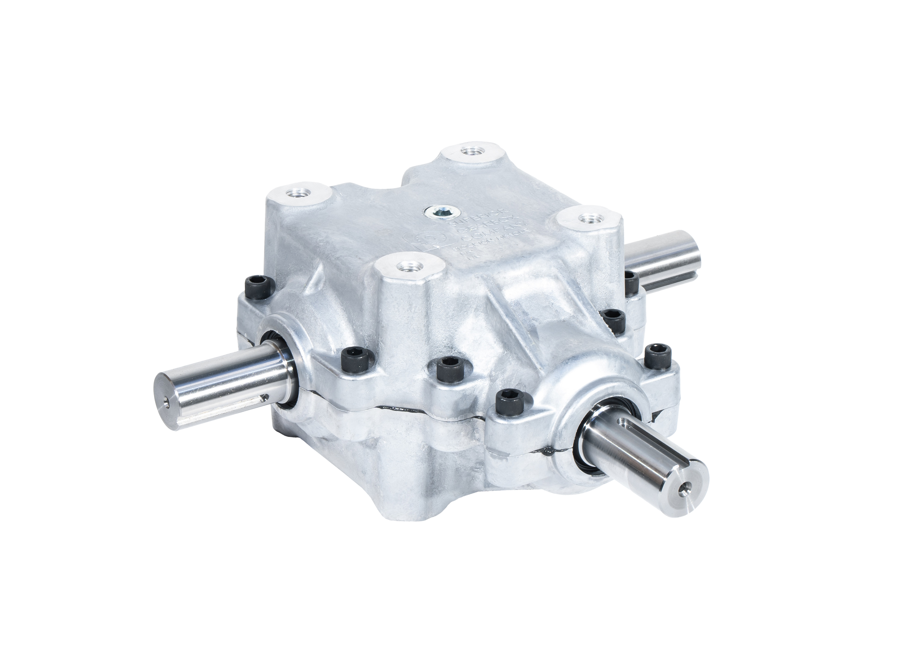 Chandler VAC 3 Shaft Gearbox (500 Series) With 1 1/4" Shafts 1:1 Ratio - 1/4" Keyway
