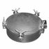 Chandler VAC 20" Steel Lid Manway with 6" Steel Neck - 5 Wingnut