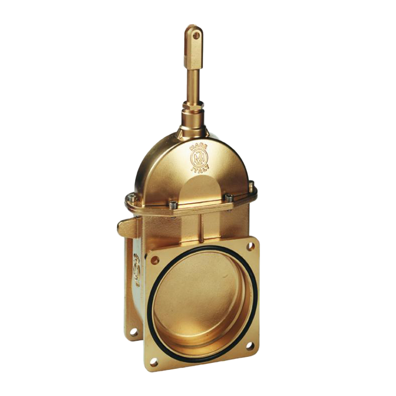 Metaltecnica Zanolo MZ Brass Piston Valve 4-Bolt Flange