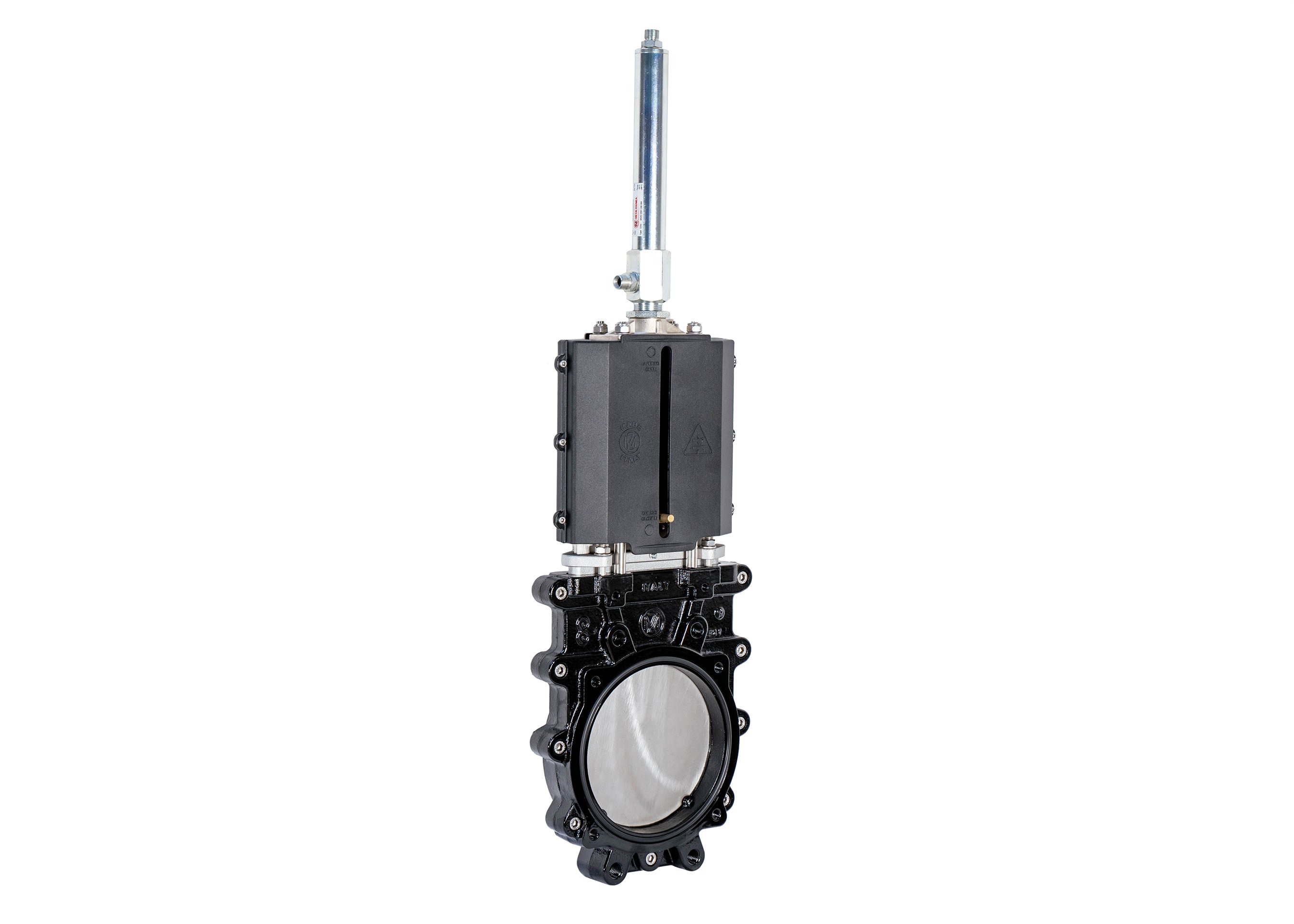 Metaltecnica Zanolo MZ Cast Iron Gate Valve with Bidirectional Stainless Steel Knife