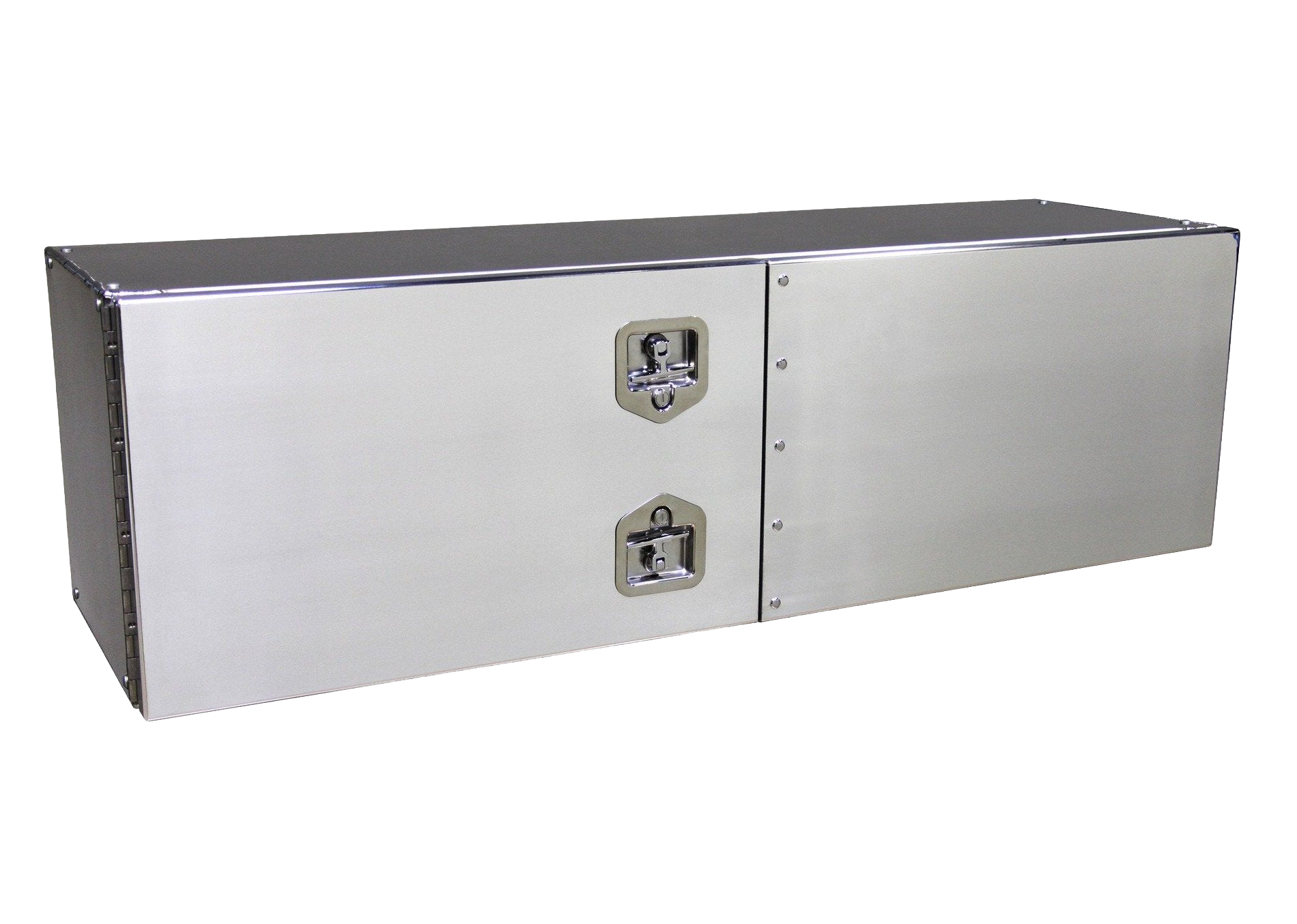 Aluminum Truck Underbody Tool Box with Barn Doors - 18x18x48