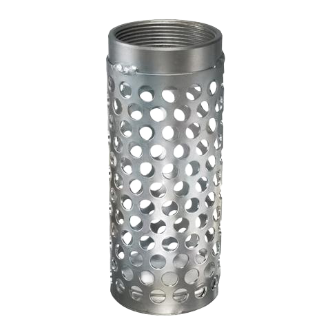 Colador Gladiator de acero galvanizado con orificio redondo largo