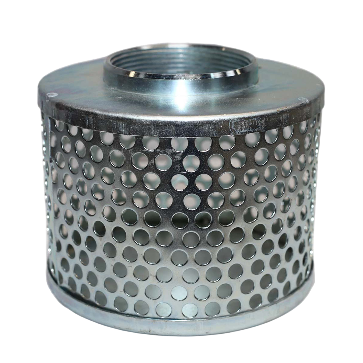 Colador de acero galvanizado con orificio redondo Gladiator