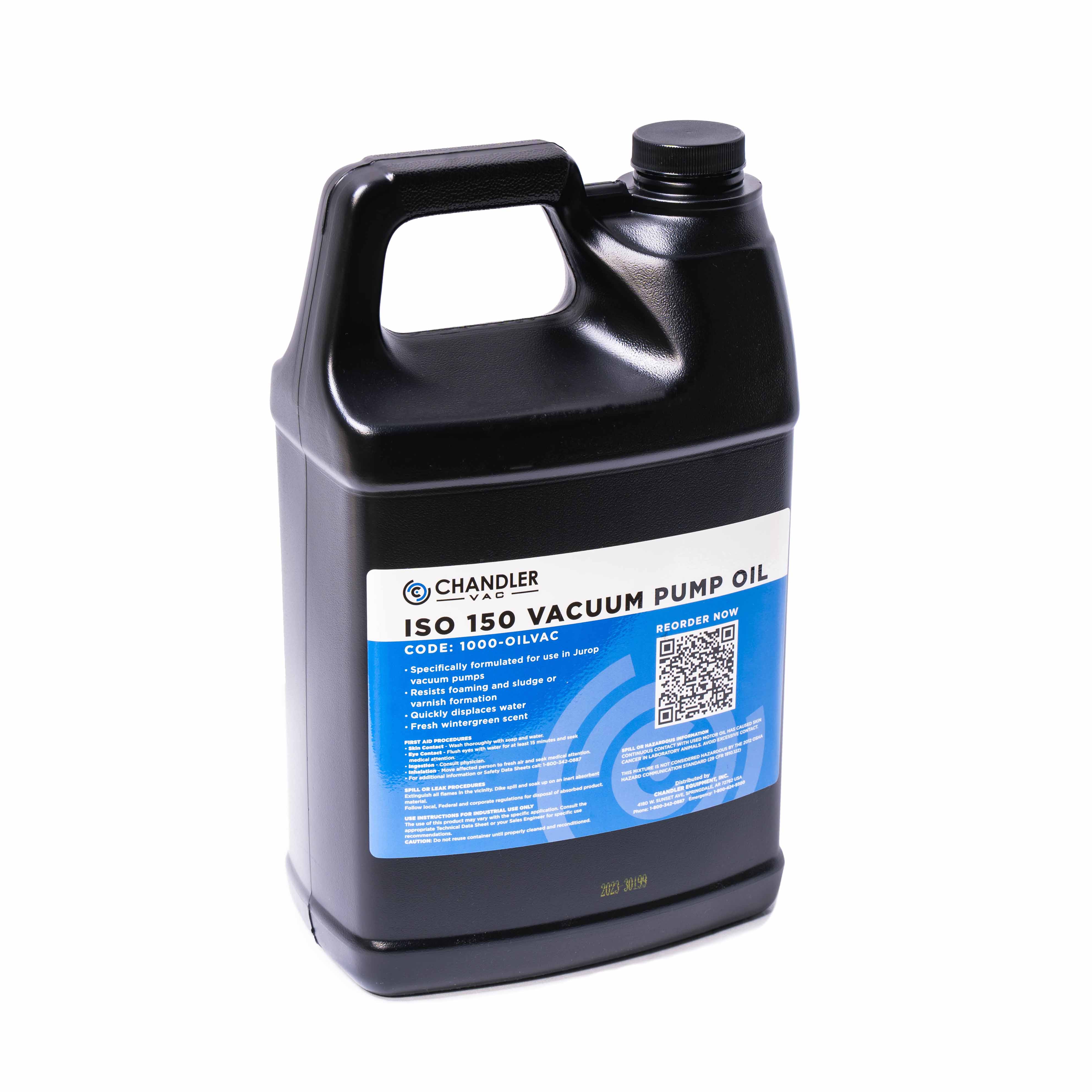 Chandler VAC Vacuum Pump Oil - ISO 150 - 1 Gallon Jug