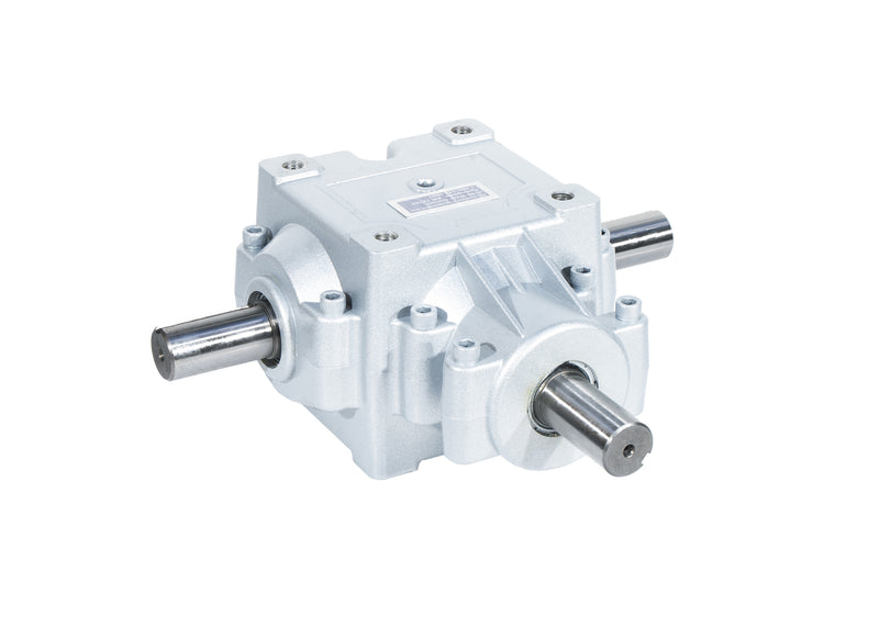 3 Shaft Gearbox CEI Style With 1 1/4" Shafts 1:1 Ratio - 1/4" Keyway