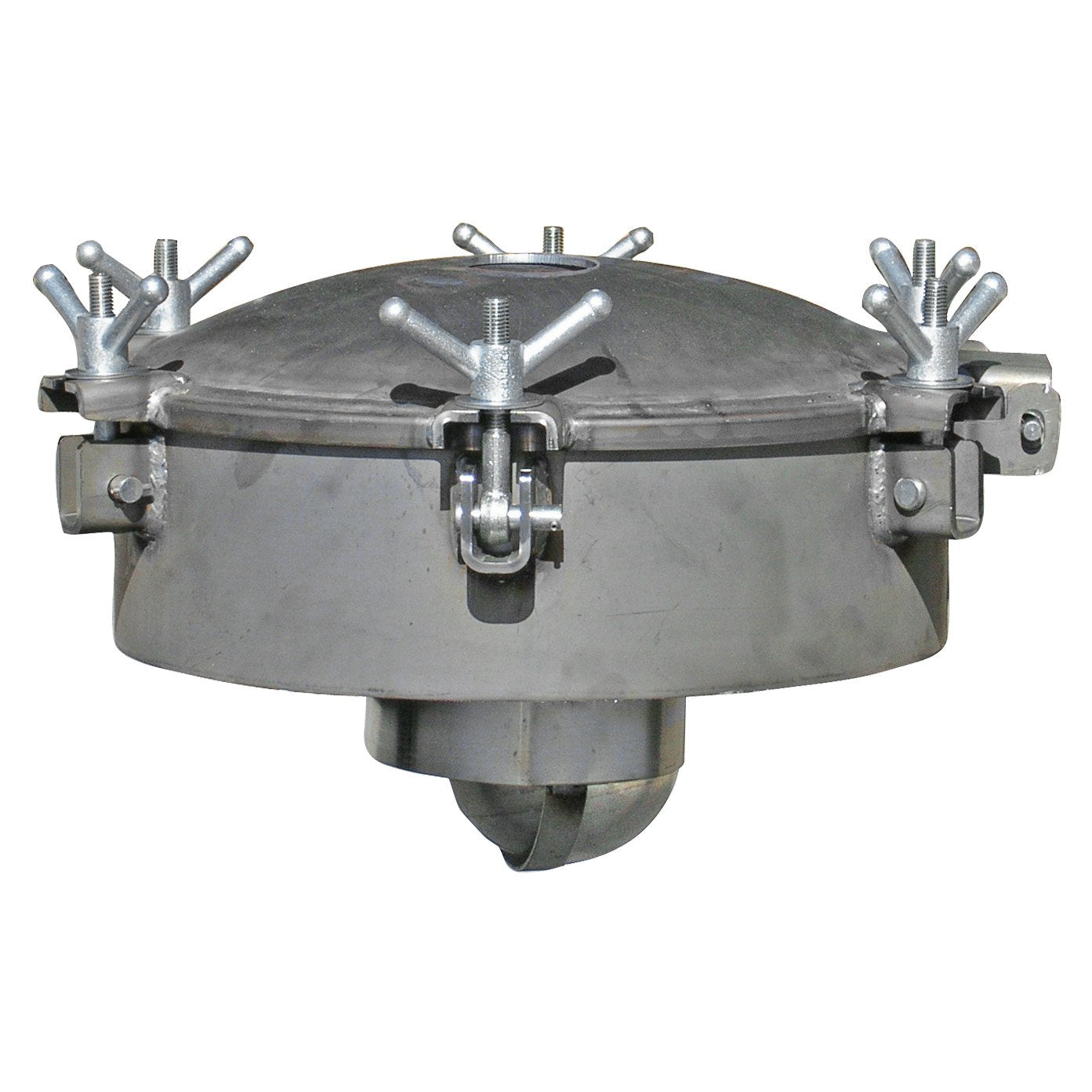 20" Steel Primary Shutoff, 6" Steel Neck   3" Opening with 470 CFM  4" Opening with 595 CFM  6 Standard Wing Nut Assembly  27" W x 17" H