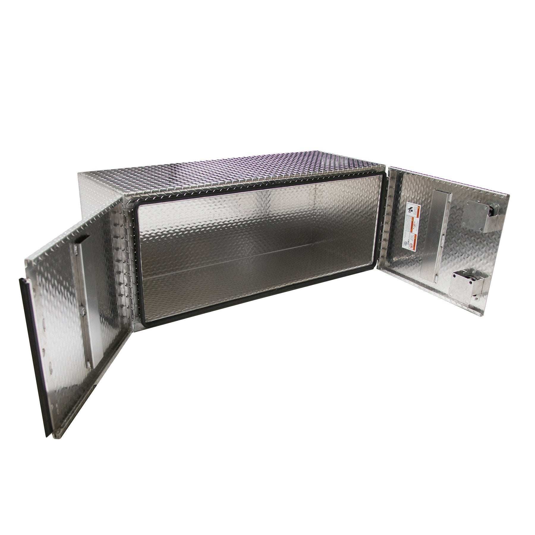 Underbody Aluminum Tread Plate Barn Door Toolbox