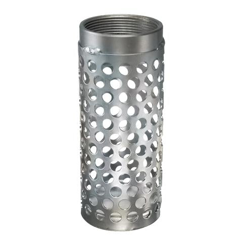 Gladiator Long Round Hole Zinc Plated Steel Strainer with Female NPT Threads